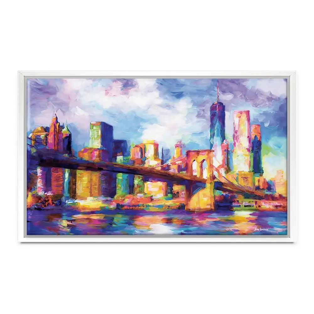 New York City Impressions Canvas Print New York City Impressions Canvas Print wall art product Leon Devenice