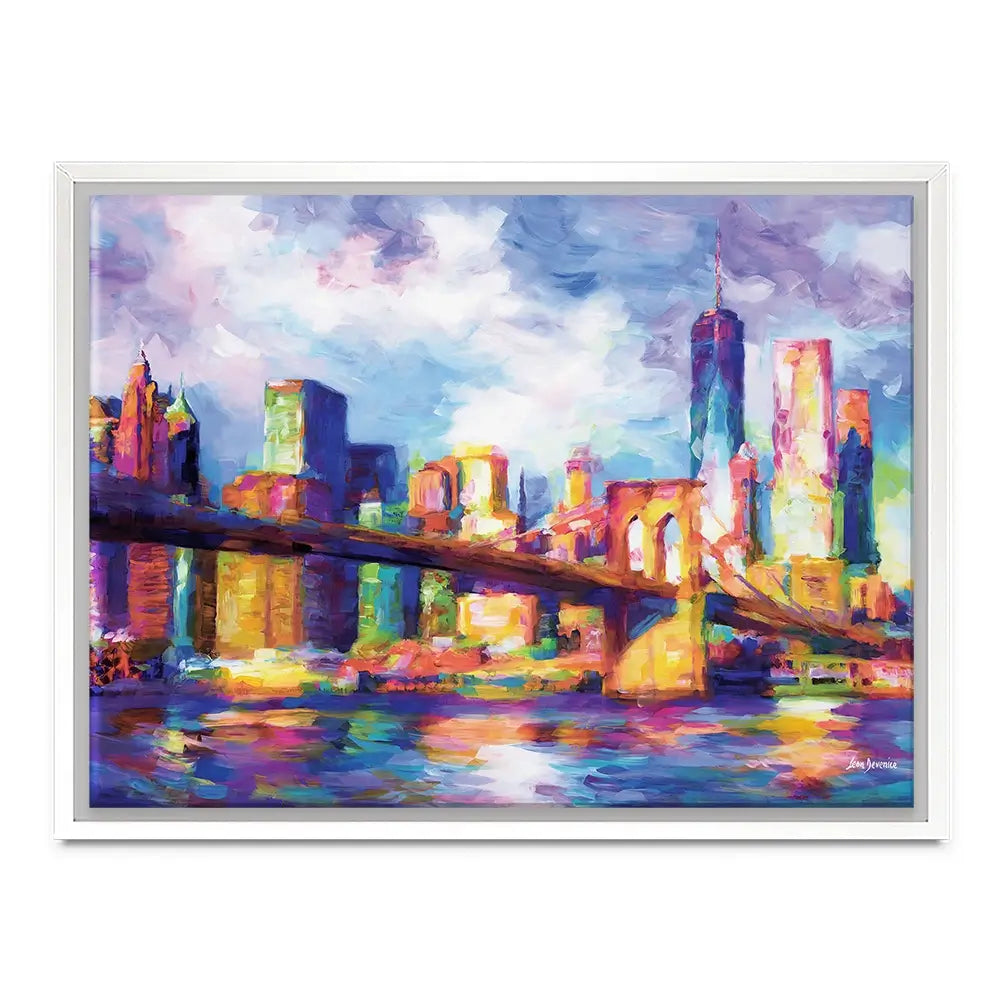 New York City Impressions Canvas Print New York City Impressions Canvas Print wall art product Leon Devenice