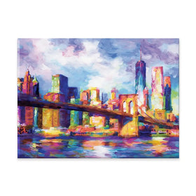 New York City Impressions Canvas Print New York City Impressions Canvas Print wall art product Leon Devenice