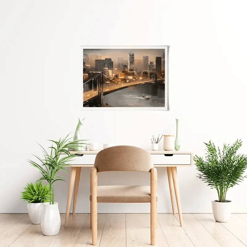 New York From Afar Art Print New York From Afar Art Print wall art product lisima / Shutterstock