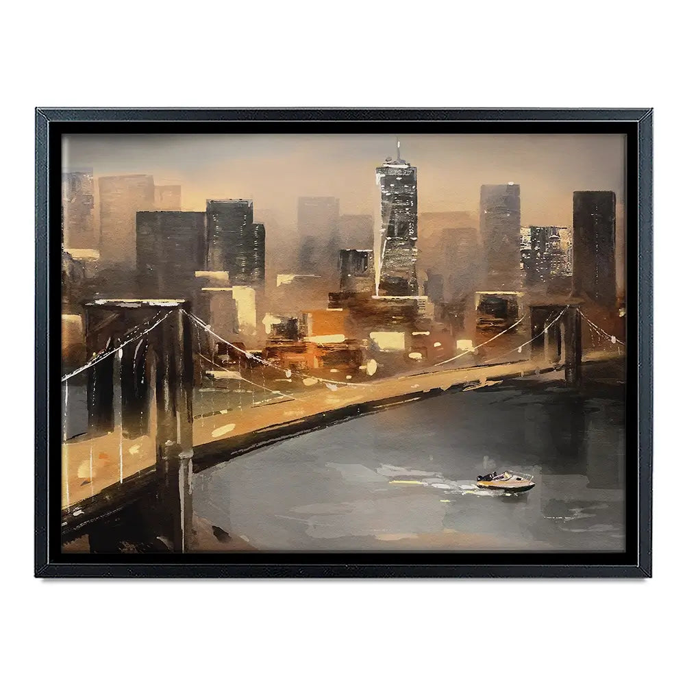 New York From Afar Canvas Print New York From Afar Canvas Print wall art product lisima / Shutterstock
