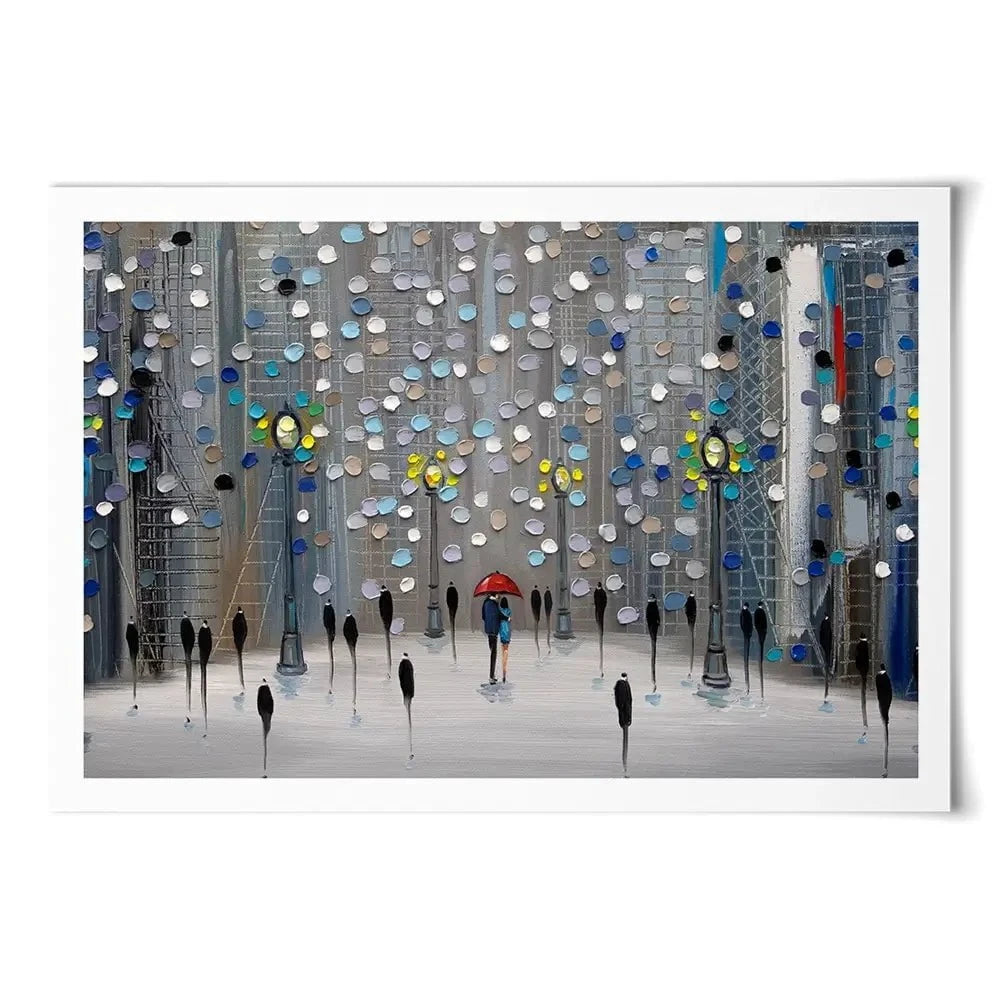 Night City Park Art Print Night City Park Art Print wall art product Ekaterina Ermilkina