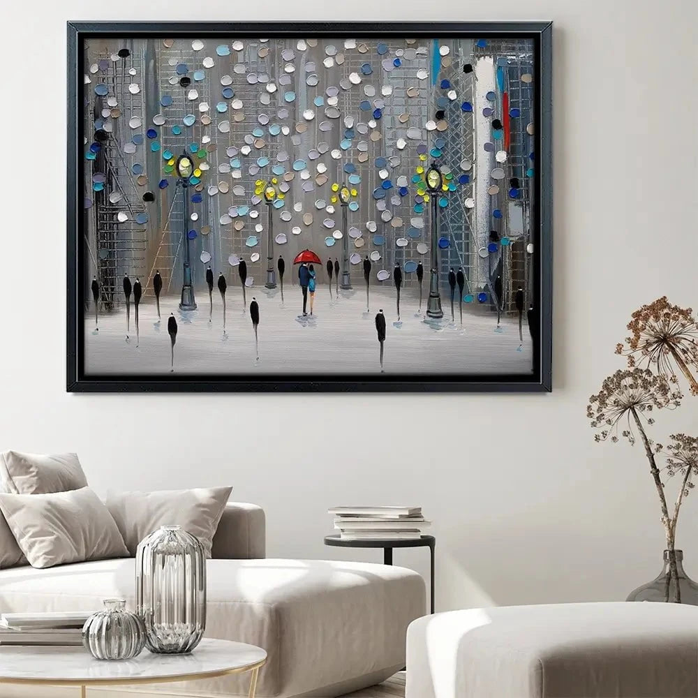 Night City Park Canvas Print Night City Park Canvas Print wall art product Ekaterina Ermilkina