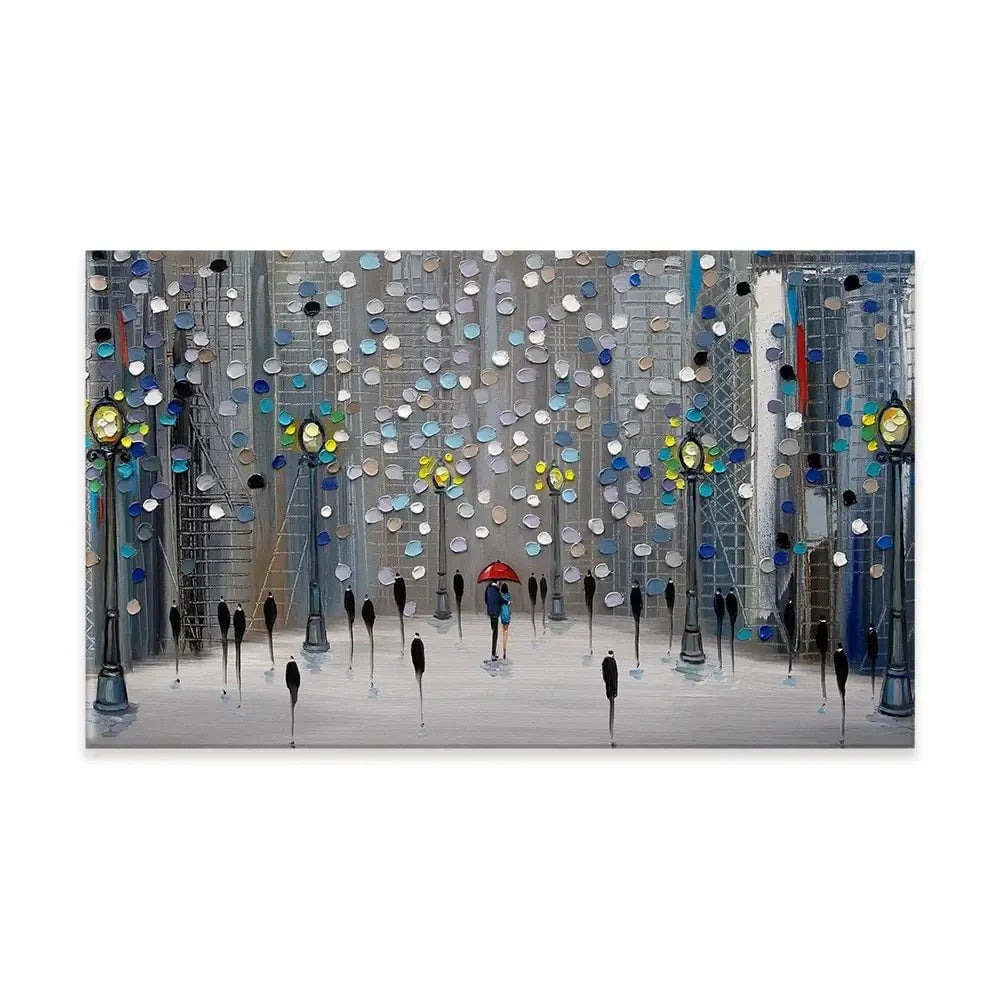 Night City Park Canvas Print Night City Park Canvas Print wall art product Ekaterina Ermilkina