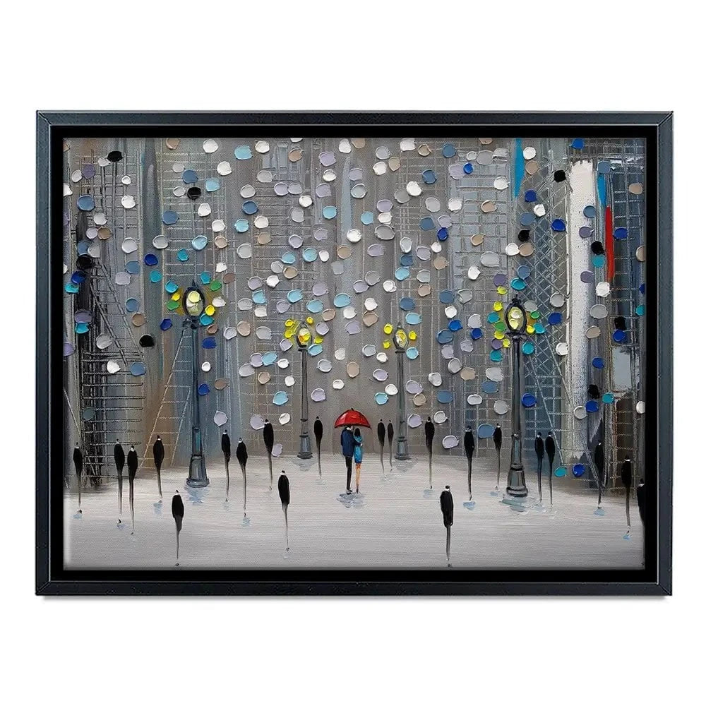 Night City Park Canvas Print Night City Park Canvas Print wall art product Ekaterina Ermilkina