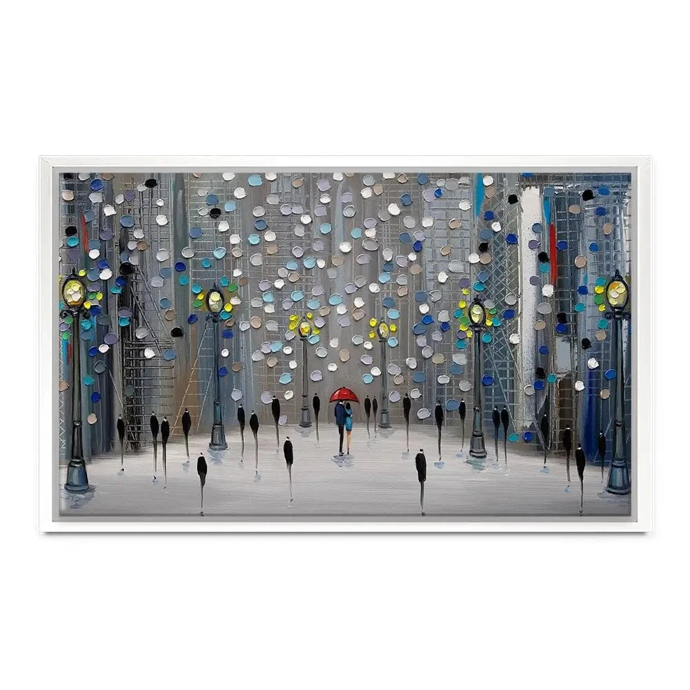 Night City Park Canvas Print Night City Park Canvas Print wall art product Ekaterina Ermilkina