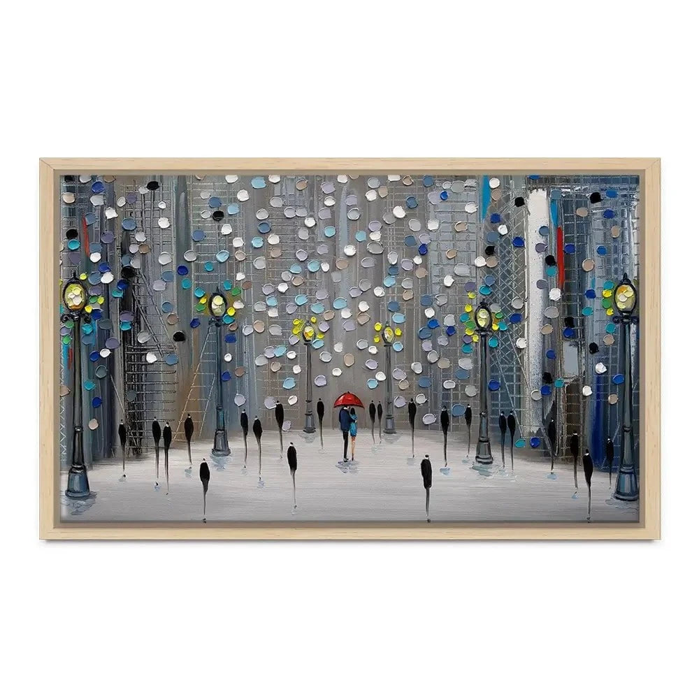 Night City Park Canvas Print Night City Park Canvas Print wall art product Ekaterina Ermilkina