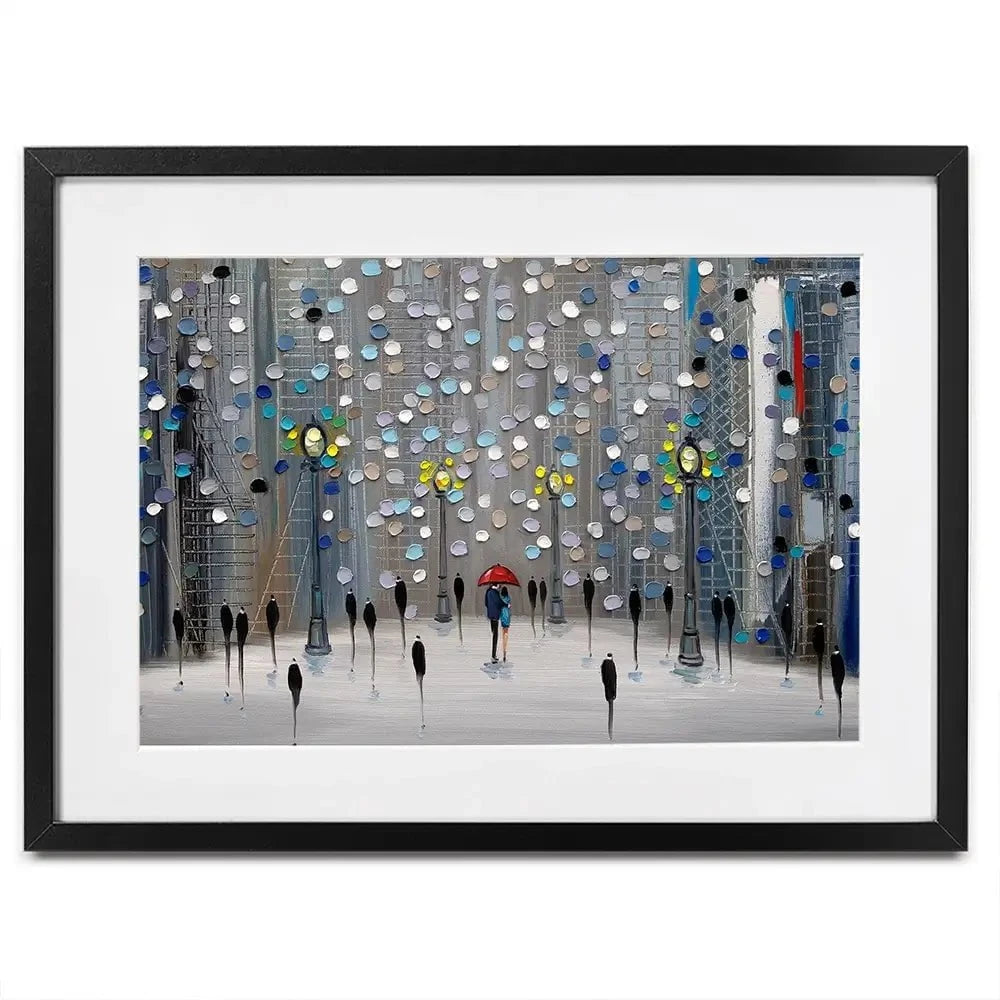 Night City Park Framed Art Print Night City Park Framed Art Print wall art product Ekaterina Ermilkina