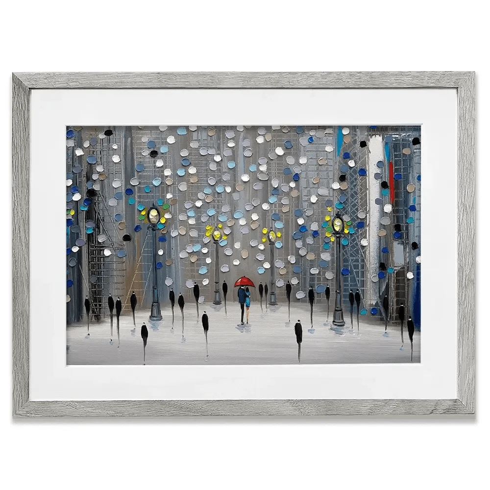 Night City Park Framed Art Print Night City Park Framed Art Print wall art product Ekaterina Ermilkina