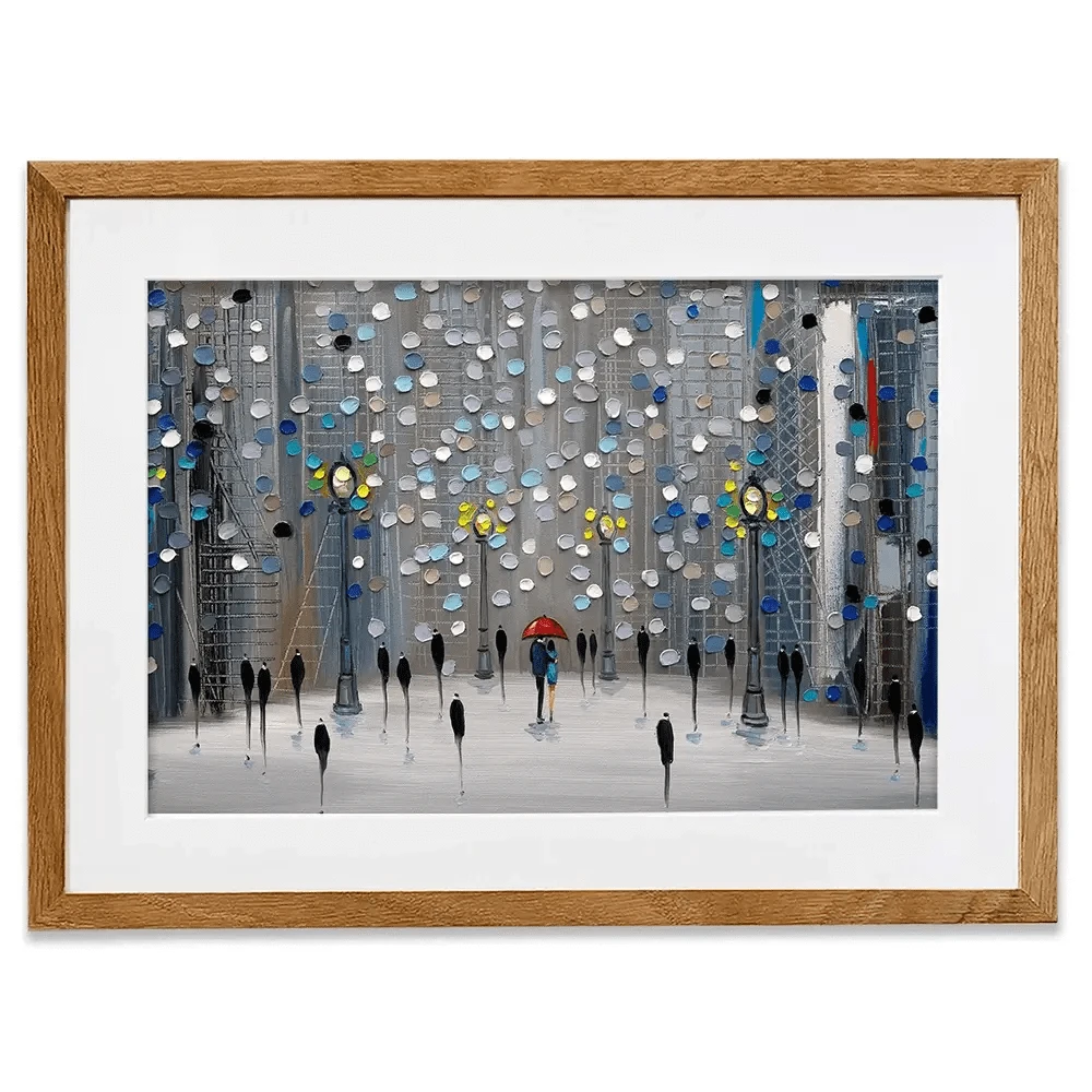 Night City Park Framed Art Print Night City Park Framed Art Print wall art product Ekaterina Ermilkina