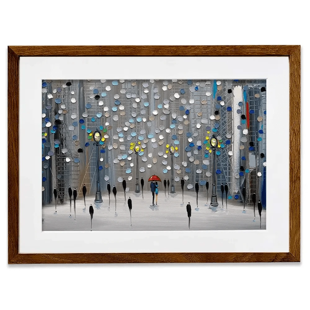 Night City Park Framed Art Print Night City Park Framed Art Print wall art product Ekaterina Ermilkina