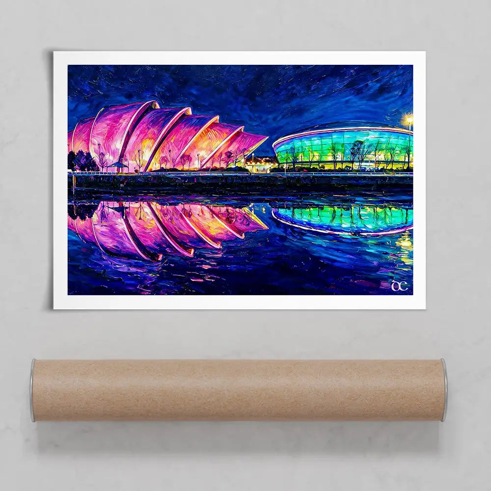 Night Night Glasgow Art Print Night Night Glasgow Art Print wall art product David Alexander Elder
