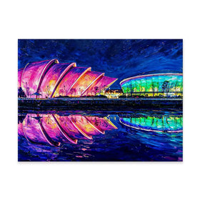 Night Night Glasgow Canvas Print Night Night Glasgow Canvas Print wall art product David Alexander Elder