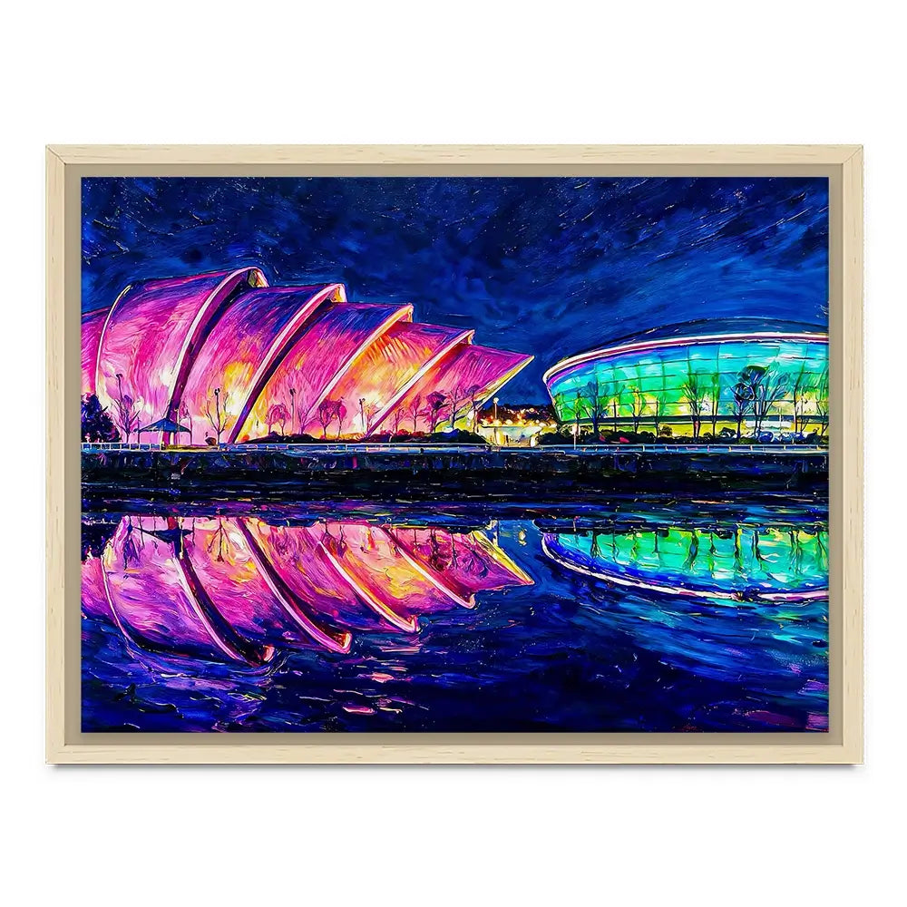 Night Night Glasgow Canvas Print Night Night Glasgow Canvas Print wall art product David Alexander Elder