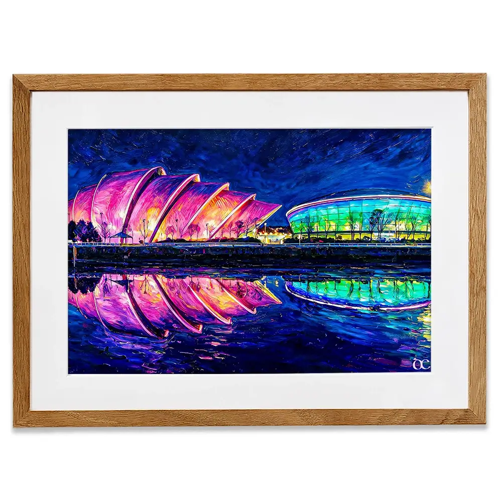 Night Night Glasgow Framed Art Print Night Night Glasgow Framed Art Print wall art product David Alexander Elder