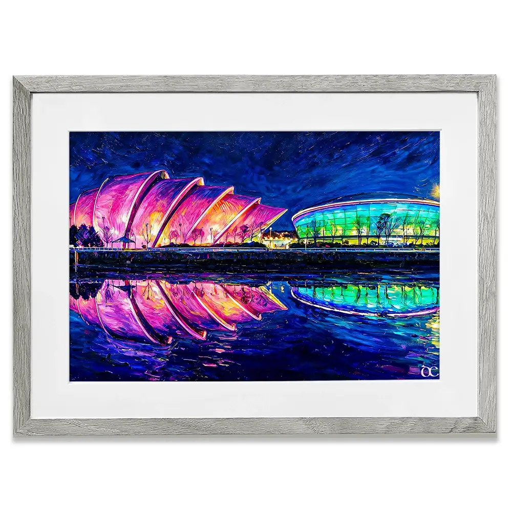Night Night Glasgow Framed Art Print Night Night Glasgow Framed Art Print wall art product David Alexander Elder