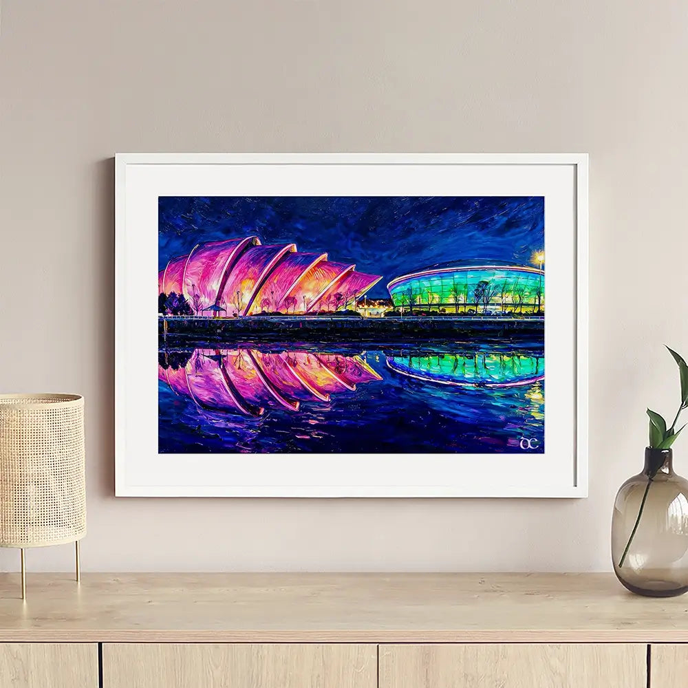 Night Night Glasgow Framed Art Print Night Night Glasgow Framed Art Print wall art product David Alexander Elder