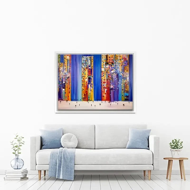 Night Streets Canvas Print Night Streets Canvas Print wall art product Ekaterina Ermilkina