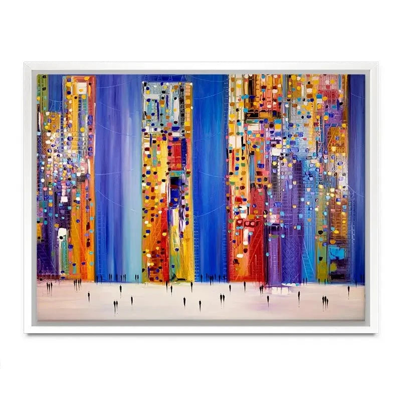 Night Streets Canvas Print Night Streets Canvas Print wall art product Ekaterina Ermilkina