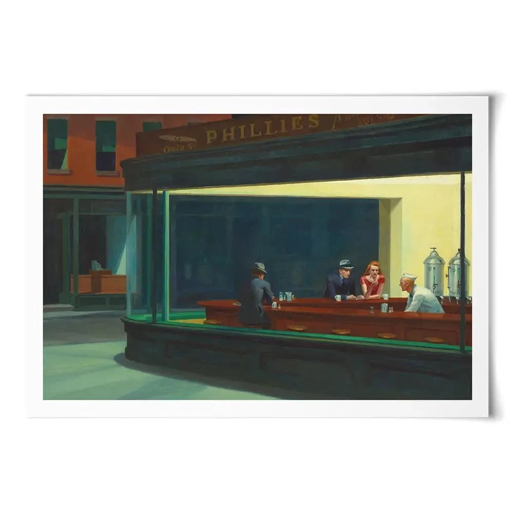 Nighthawks Art Print Nighthawks Art Print wall art product Edward Hopper