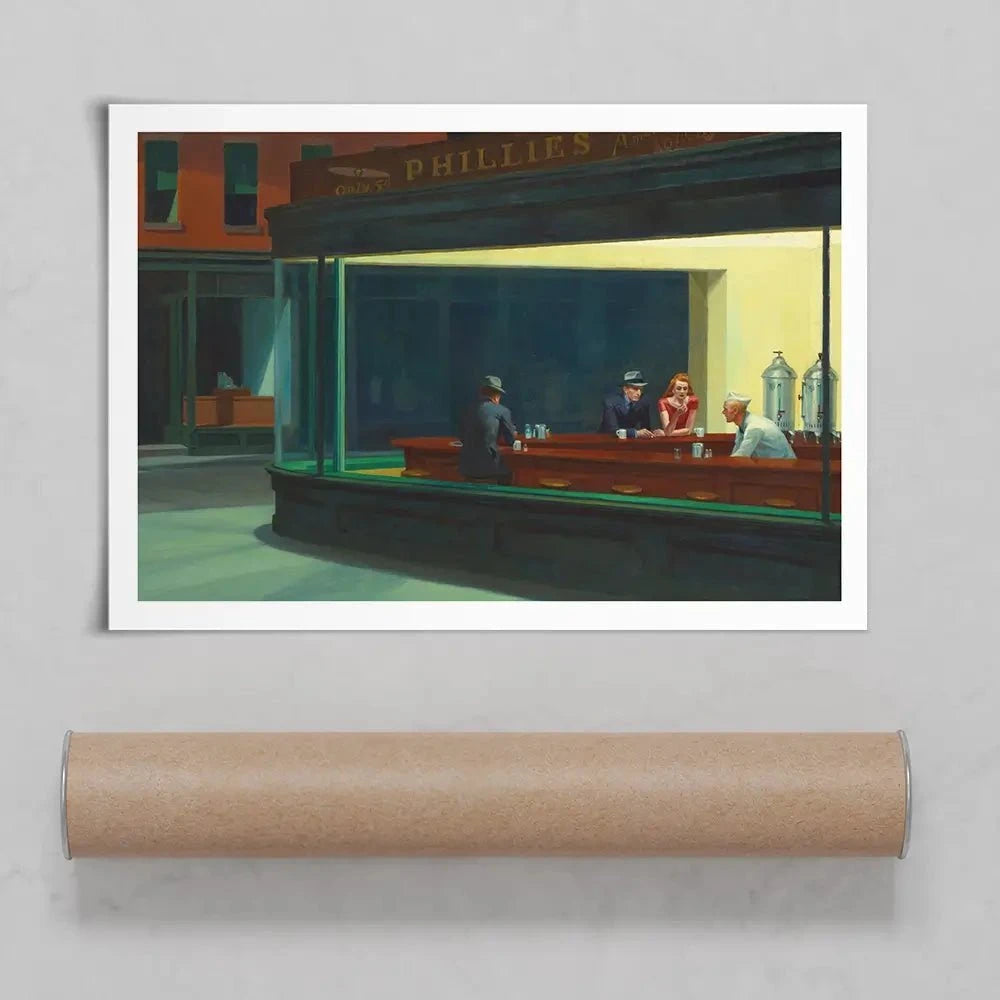 Nighthawks Art Print Nighthawks Art Print wall art product Edward Hopper