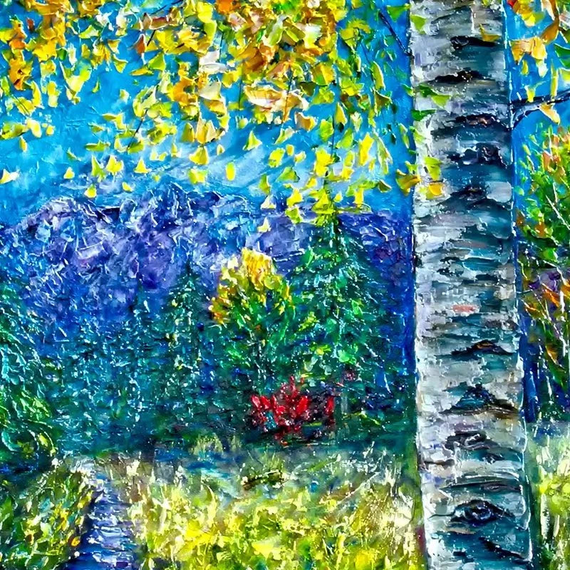 Nocturne Blue Landscape Art Print Nocturne Blue Landscape Art Print wall art product Lena Owens - Independent