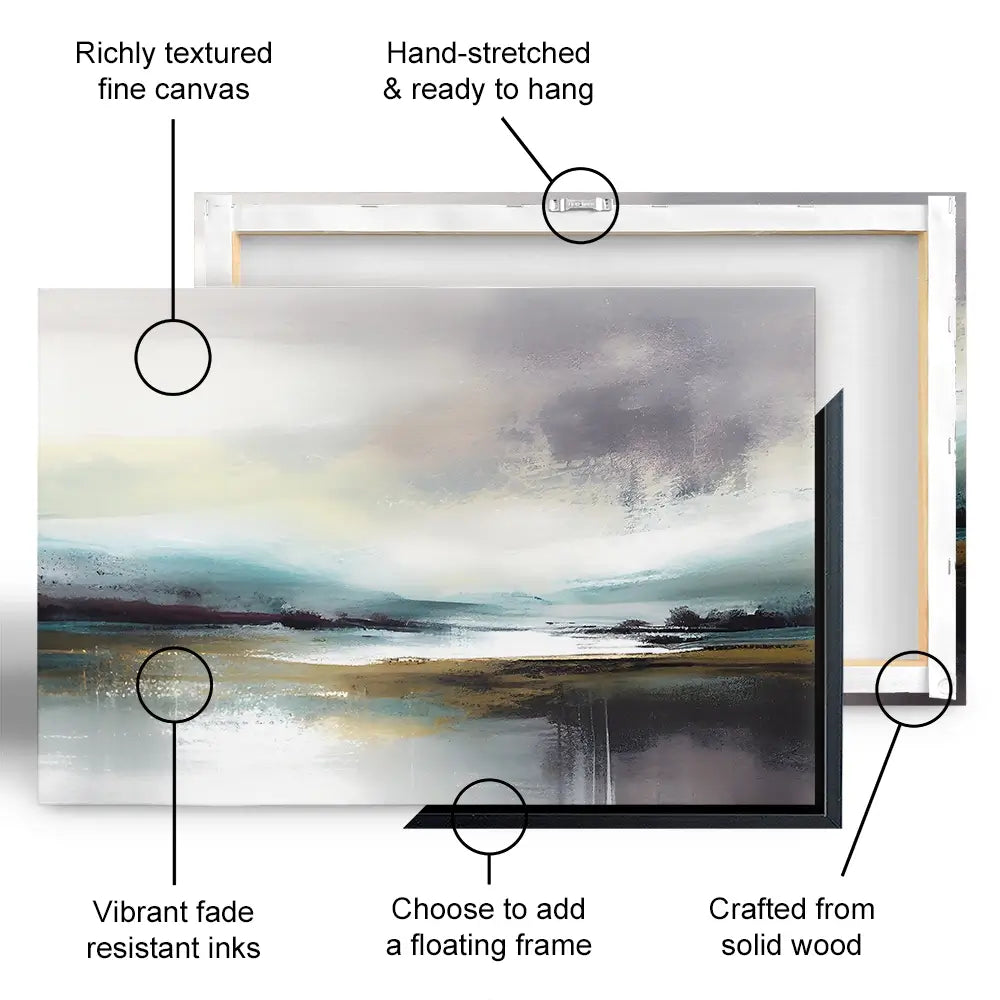 Nordic Landscape Canvas Print Nordic Landscape Canvas Print wall art product jesseyy / Shutterstock