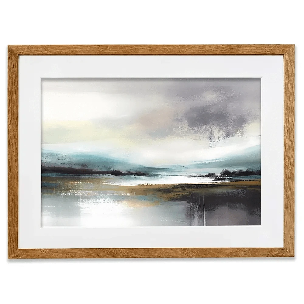 Nordic Landscape Framed Art Print Nordic Landscape Framed Art Print wall art product jesseyy / Shutterstock