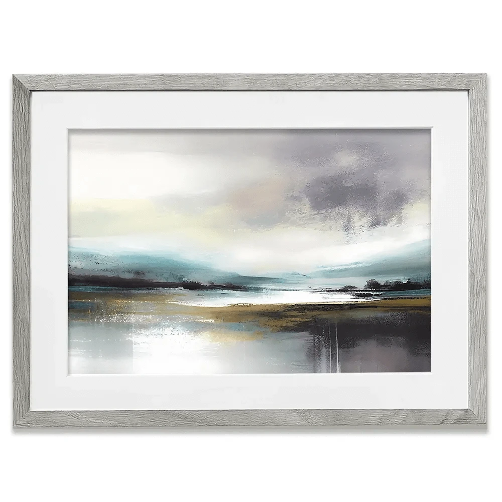 Nordic Landscape Framed Art Print Nordic Landscape Framed Art Print wall art product jesseyy / Shutterstock