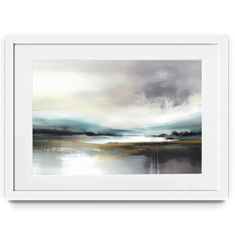 Nordic Landscape Framed Art Print Nordic Landscape Framed Art Print wall art product jesseyy / Shutterstock