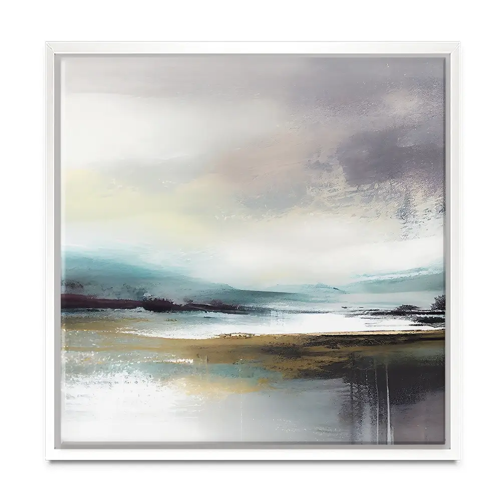 Nordic Landscape Square Canvas Print Nordic Landscape Square Canvas Print wall art product jesseyy / Shutterstock
