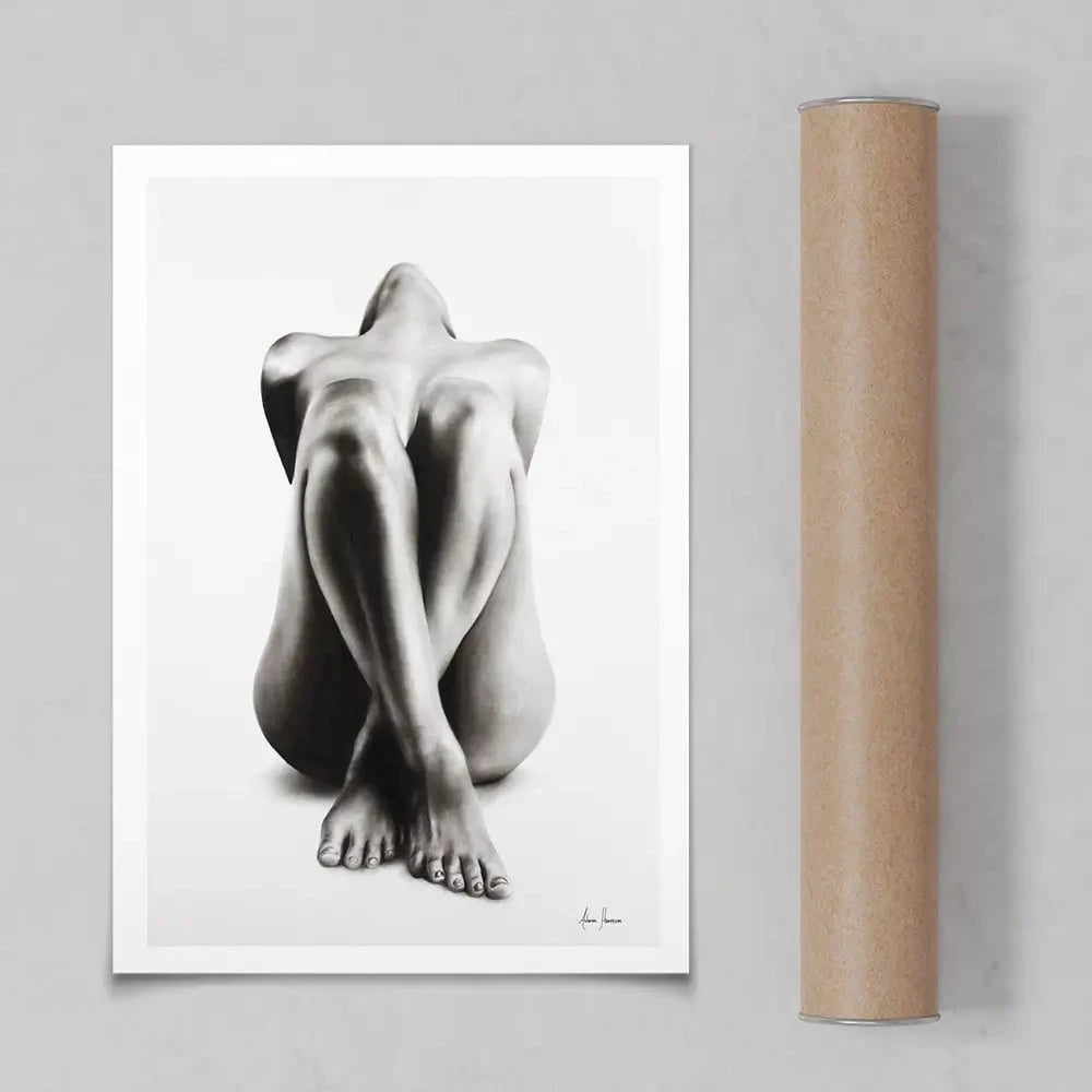 Nude Woman Charcoal Study Art Print Nude Woman Charcoal Study Art Print wall art product Ashvin Harrison