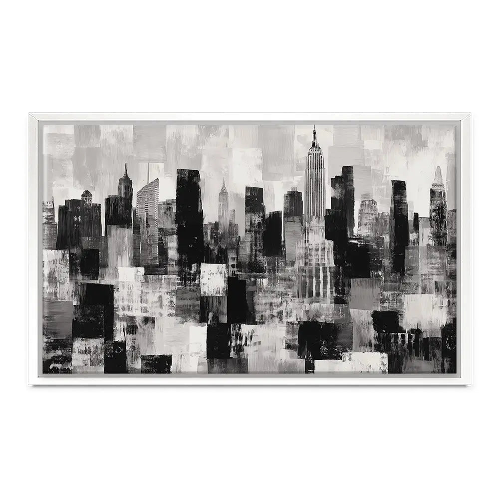 NYC Collage Canvas Print NYC Collage Canvas Print wall art product Chromatic Storm Studio