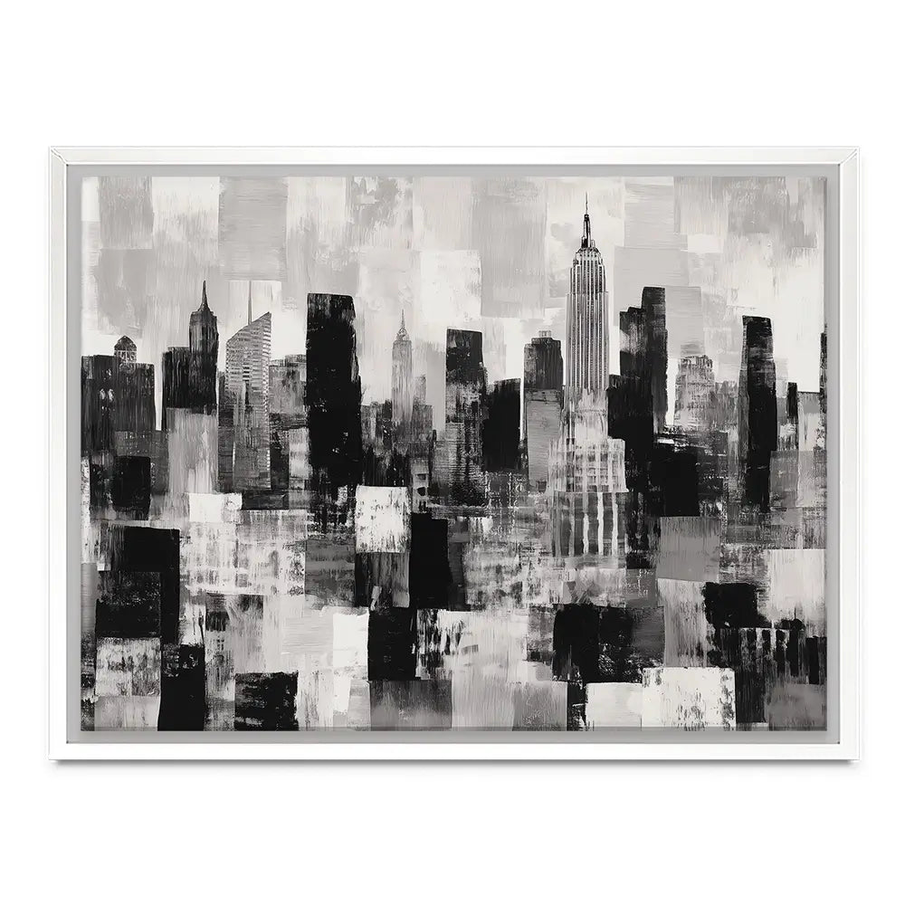 NYC Collage Canvas Print NYC Collage Canvas Print wall art product Chromatic Storm Studio