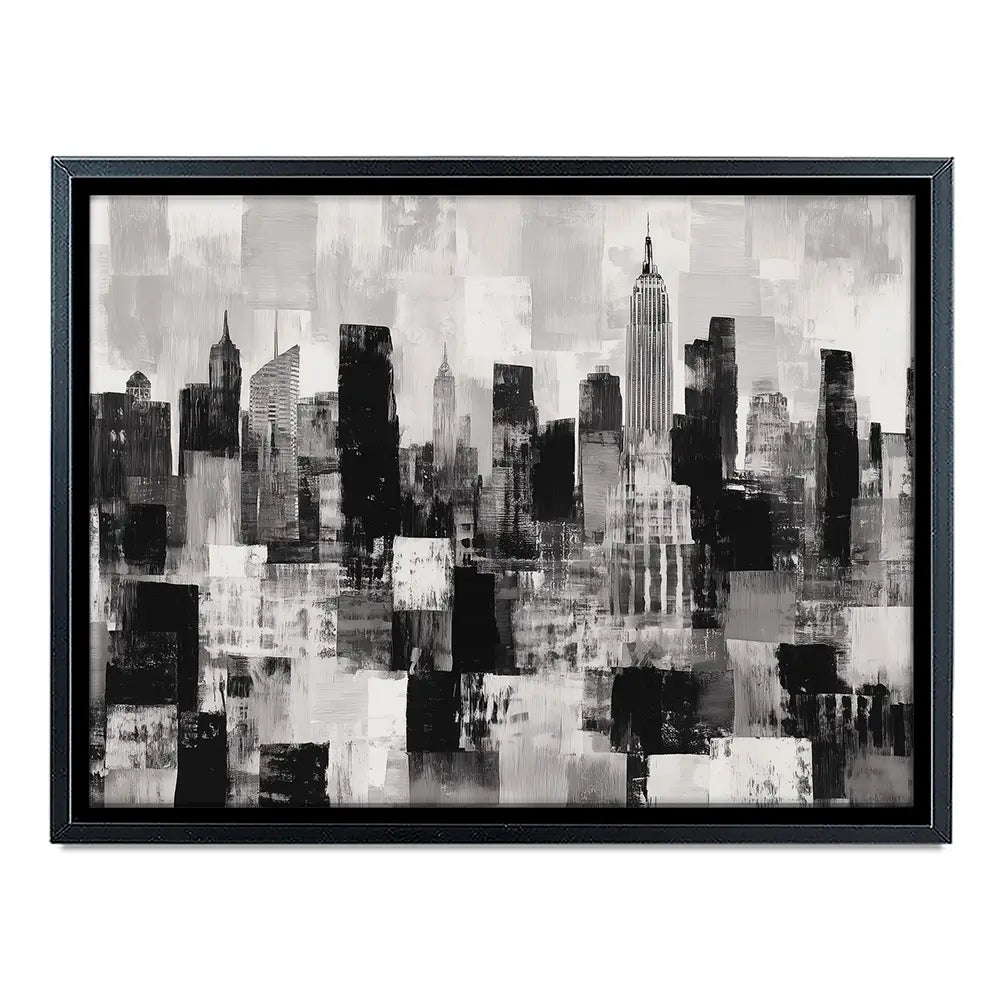 NYC Collage Canvas Print NYC Collage Canvas Print wall art product Chromatic Storm Studio