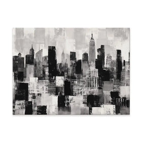 NYC Collage Canvas Print NYC Collage Canvas Print wall art product Chromatic Storm Studio