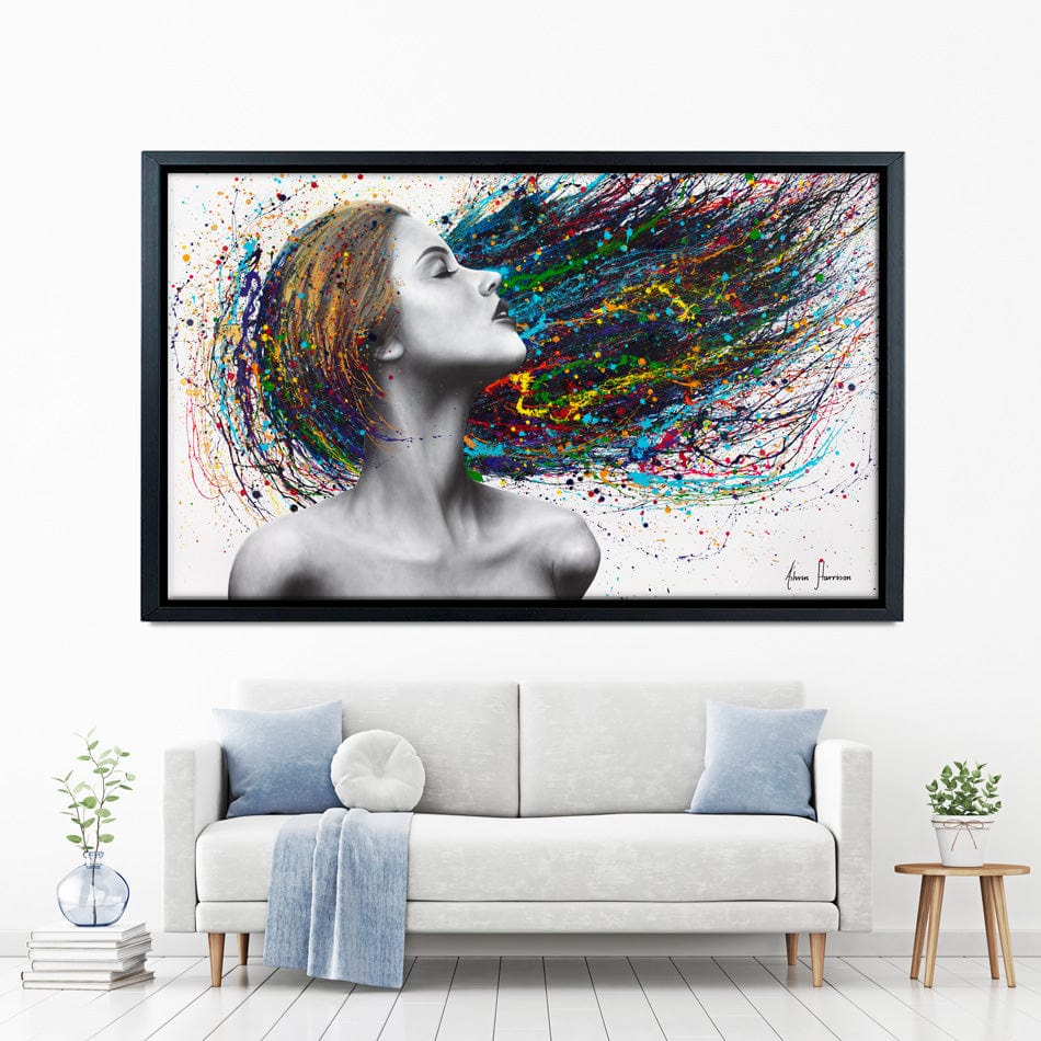 Obsidian Canvas Print wall art product Ashvin Harrison