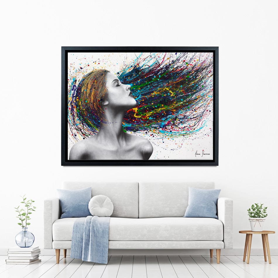 Obsidian Canvas Print wall art product Ashvin Harrison