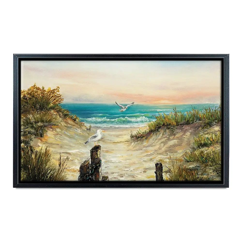 Ocean Beach Dunes Canvas Print Ocean Beach Dunes Canvas Print wall art product Boyan Dimitrov / Shutterstock