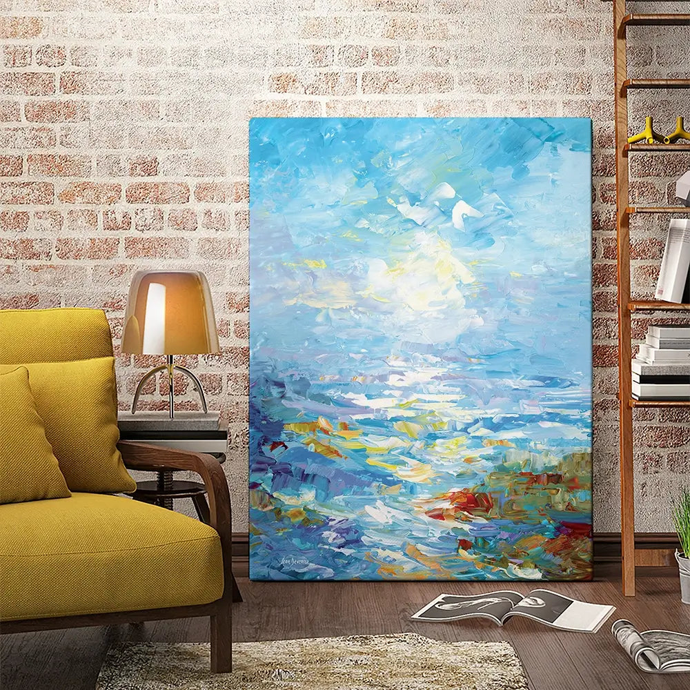 Ocean Bliss Canvas Print Ocean Bliss Canvas Print wall art product Leon Devenice