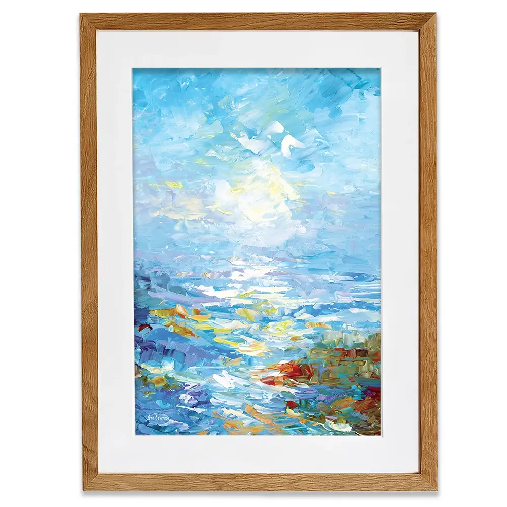 Ocean Bliss Framed Art Print Ocean Bliss Framed Art Print wall art product Leon Devenice