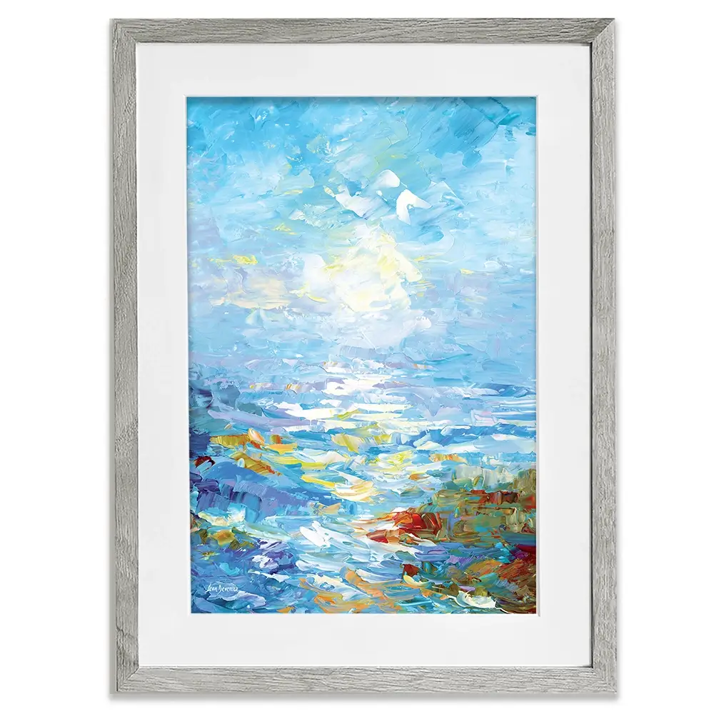 Ocean Bliss Framed Art Print Ocean Bliss Framed Art Print wall art product Leon Devenice