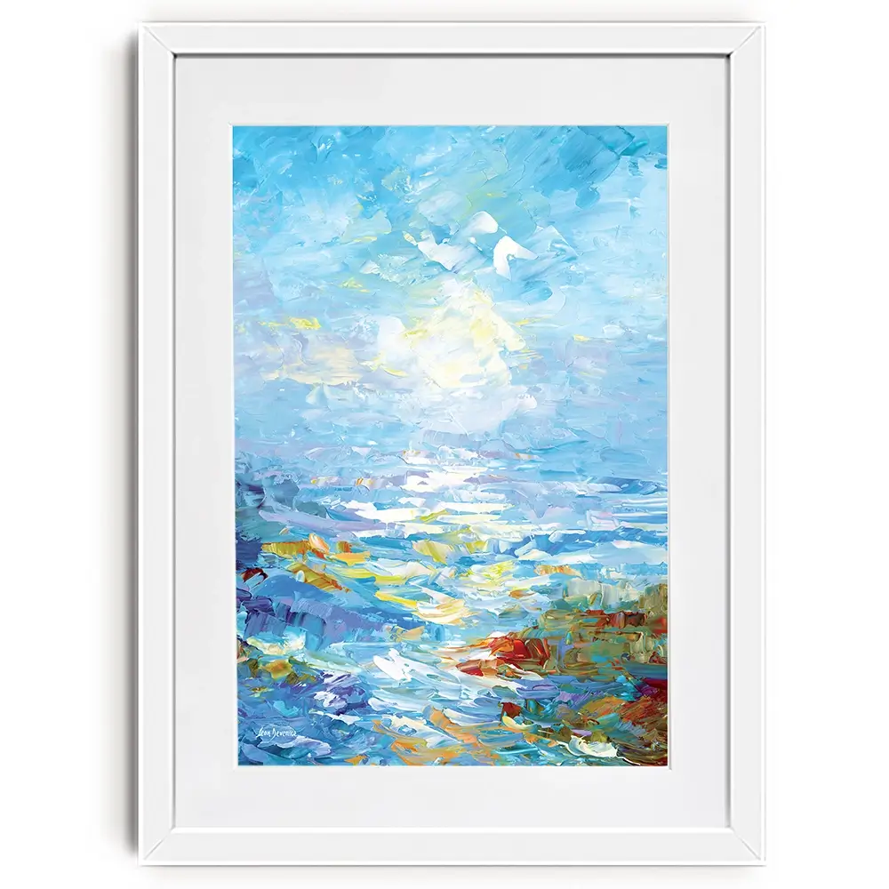 Ocean Bliss Framed Art Print Ocean Bliss Framed Art Print wall art product Leon Devenice