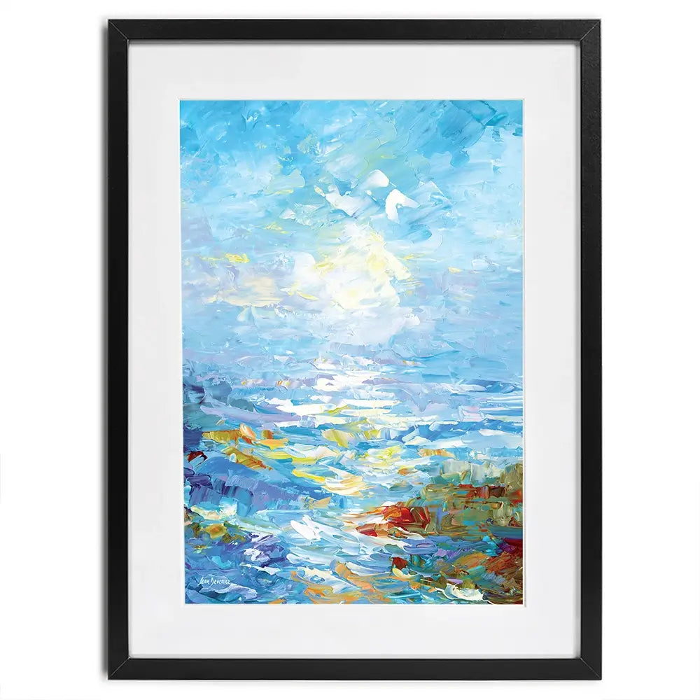 Ocean Bliss Framed Art Print Ocean Bliss Framed Art Print wall art product Leon Devenice