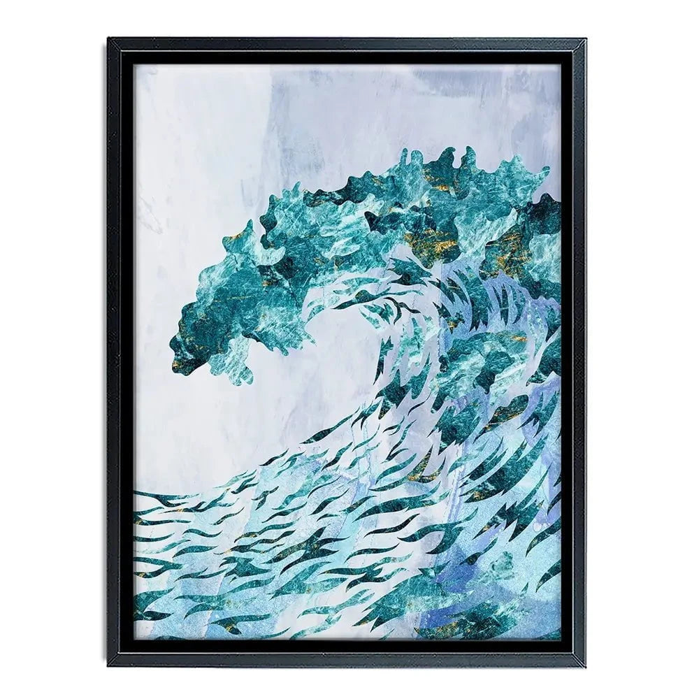 Ocean Grunge Canvas Print Ocean Grunge Canvas Print wall art product Sarah Manovski