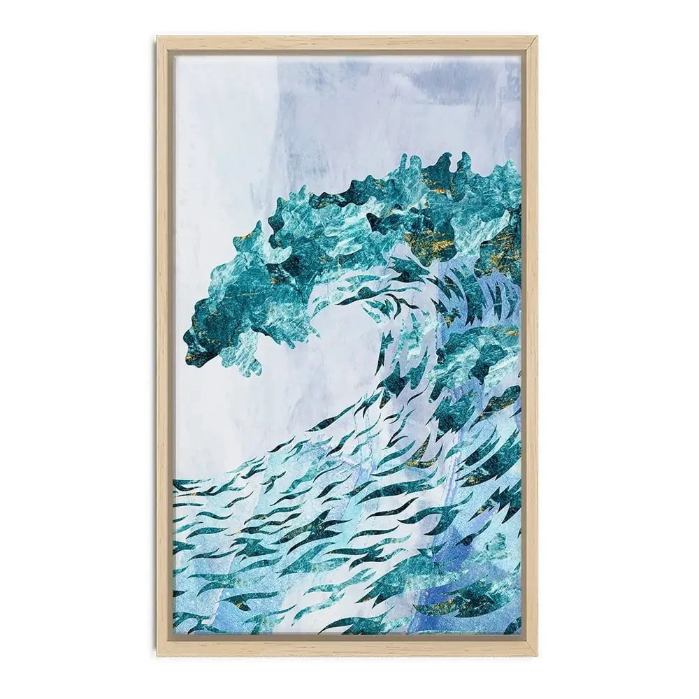 Ocean Grunge Canvas Print Ocean Grunge Canvas Print wall art product Sarah Manovski