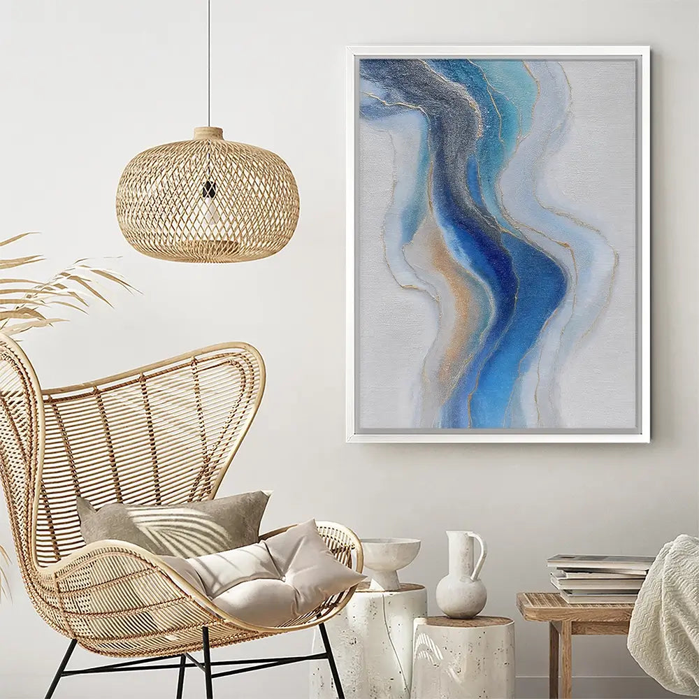 Ocean Shore Canvas Print Ocean Shore Canvas Print wall art product LSR Design Studio - Independent