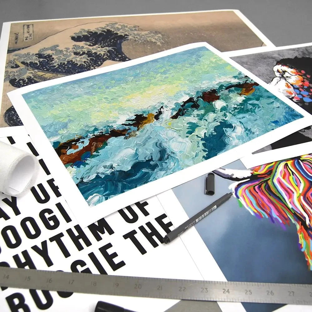 Ocean Waves Art Print Ocean Waves Art Print wall art product Olga Tkachyk