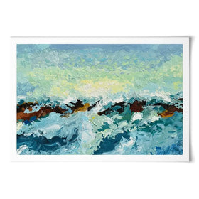 Ocean Waves Art Print Ocean Waves Art Print wall art product Olga Tkachyk