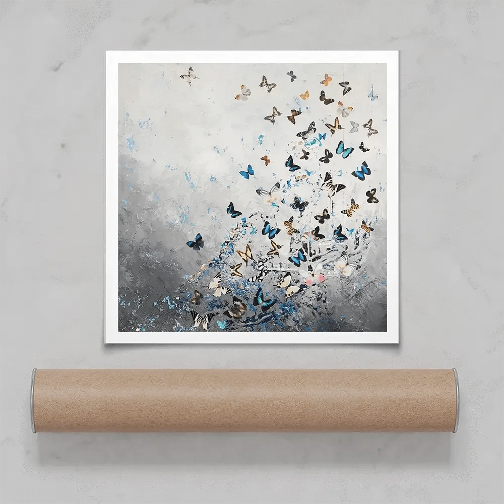 Oceans Wake Square Art Print Oceans Wake Square Art Print wall art product Laure Bury